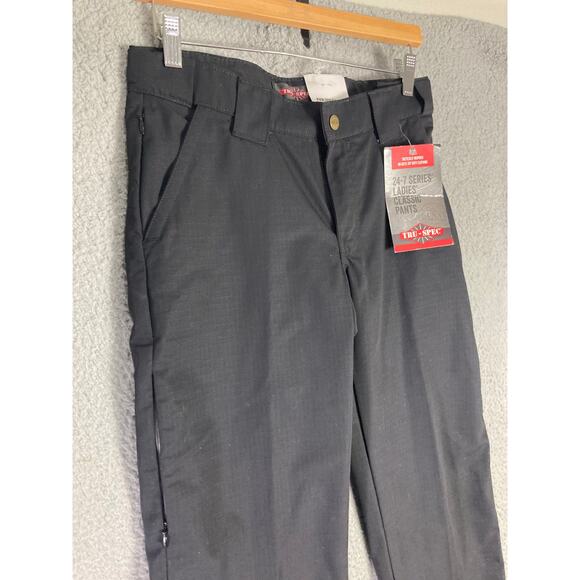 TRU-SPEC Women's Cargo Pants Size 2 Black Straight Leg Casual NEW - Picture 5 of 13